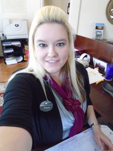 Adminstrative Assistant Tonya Edmunds received her 10-year service award on Jan. 18.